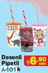 DESENLİ PİPETLİ BARDAK DESENLİ PİPETLİ BARDAK